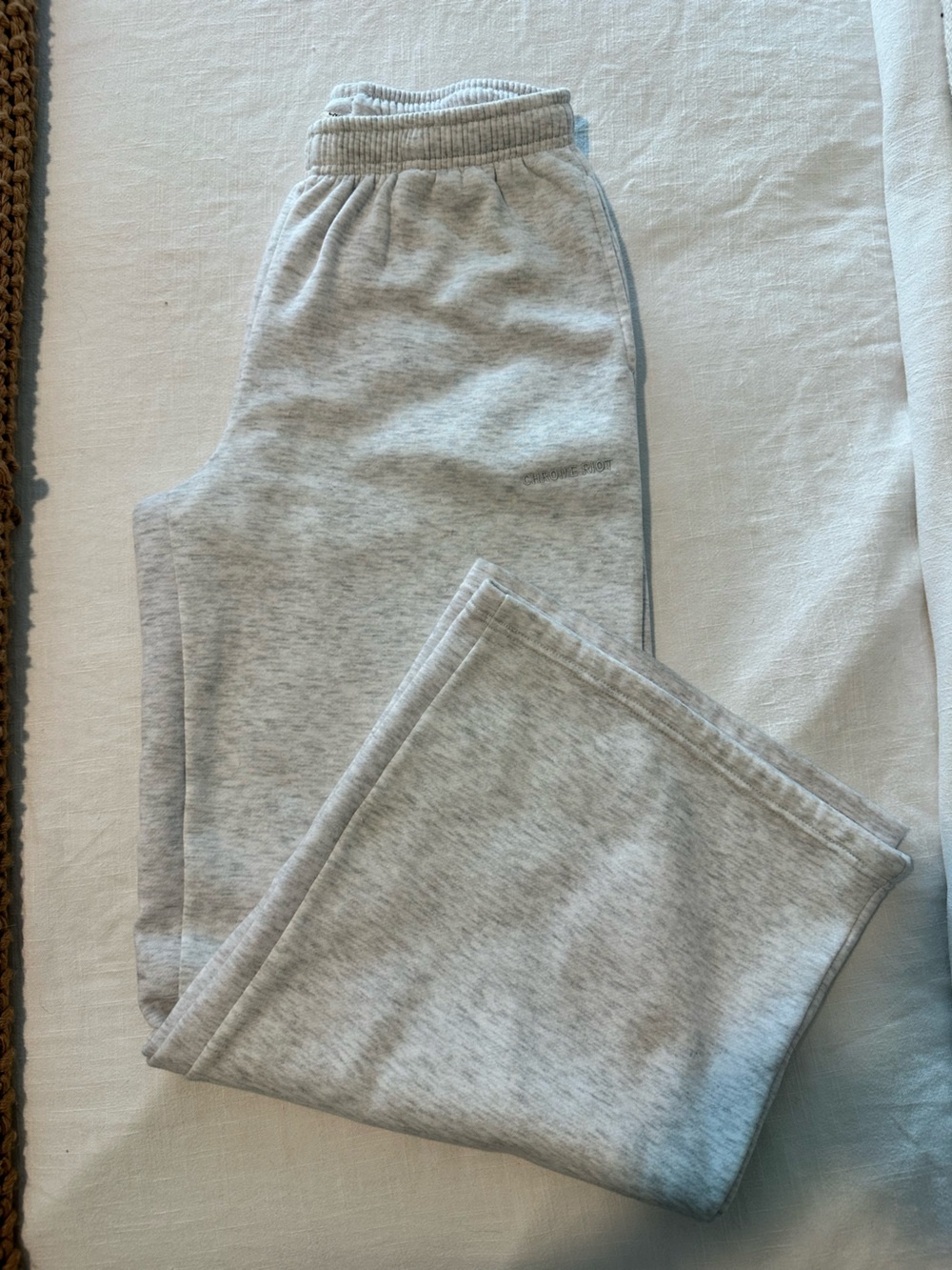 Chrome Riot Wide Leg Sweatpants